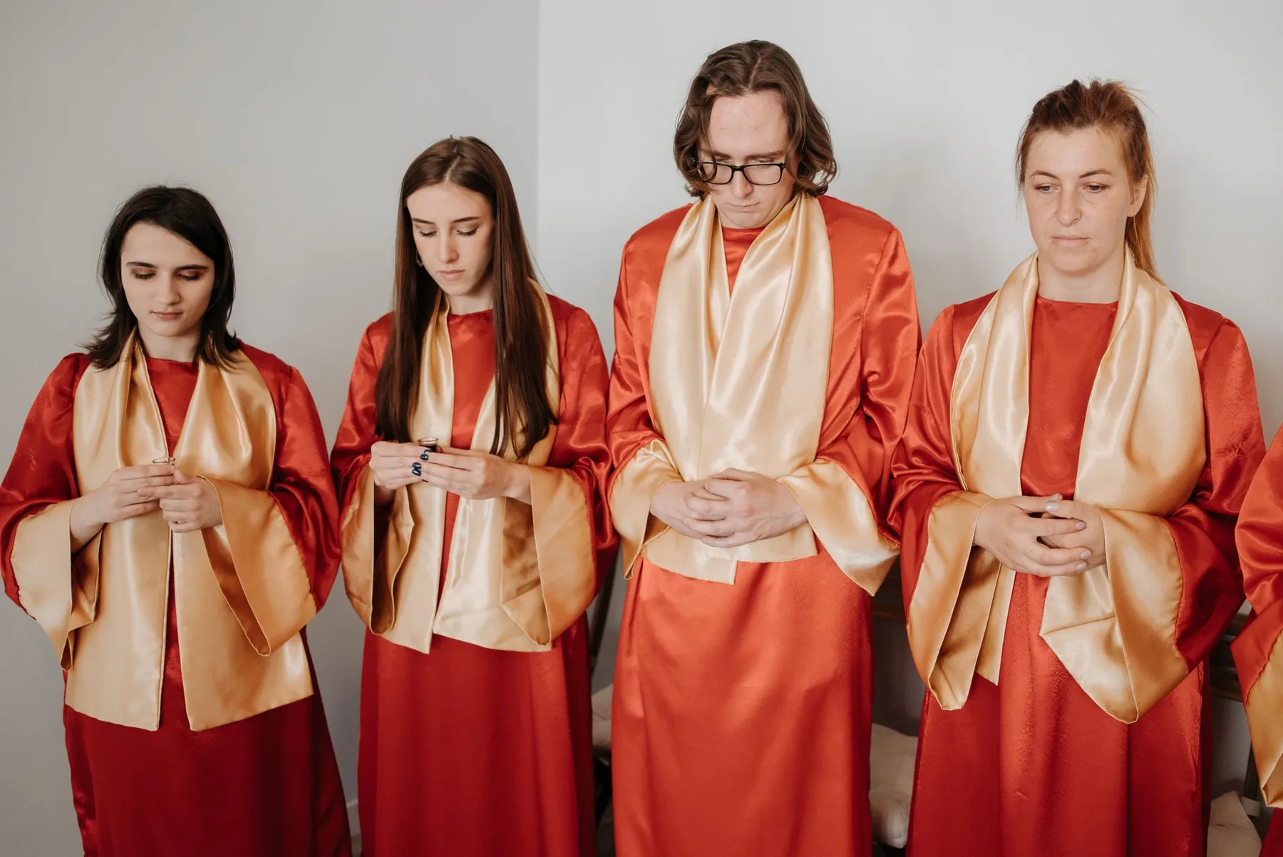 Chœur gospel en tenue de scène Chœur gospel en tenue de scène
