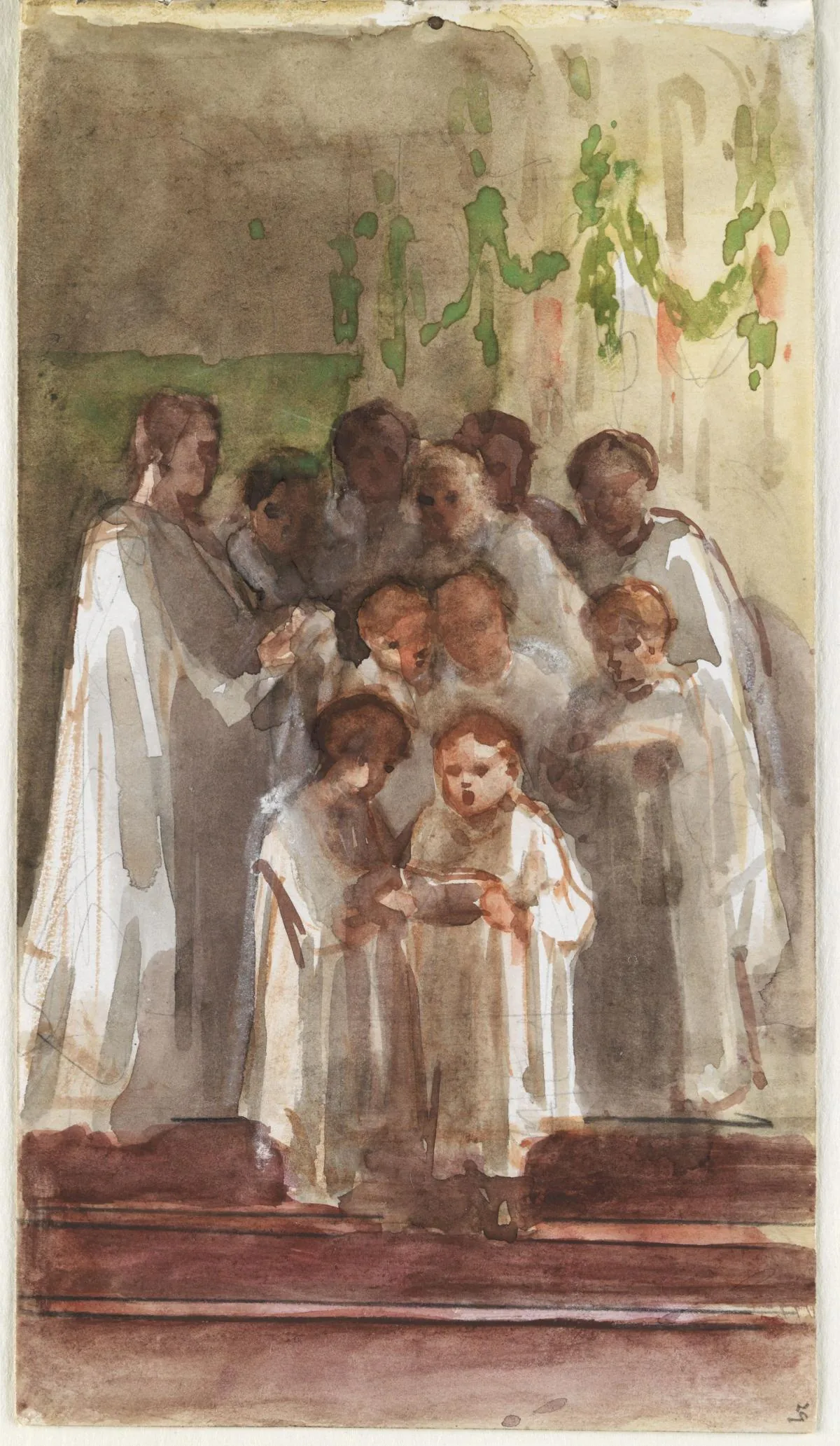 Religious choir during a wedding ceremony Religious choir during a wedding ceremony