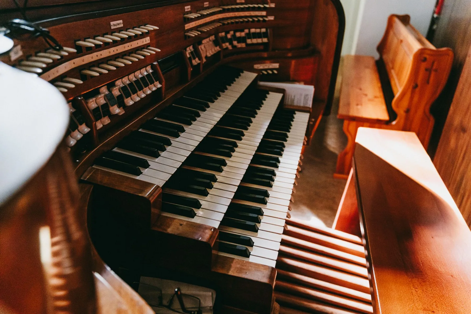 Church organ for funeral hymns Church organ for funeral hymns