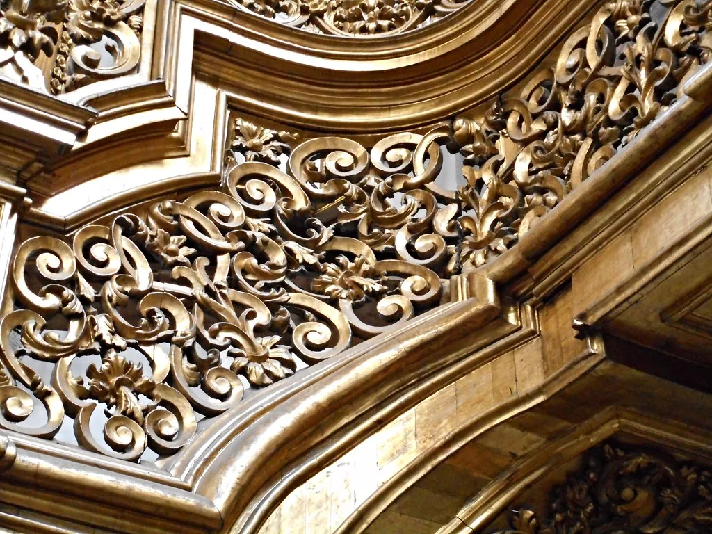 carved decor in a church carved decor in a church