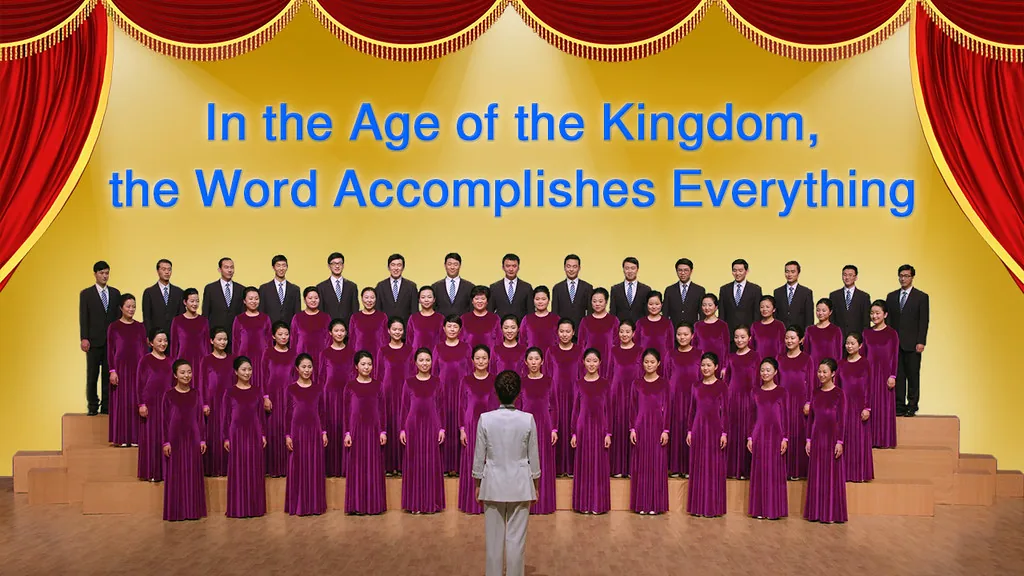 religious choir performing a canticle religious choir performing a canticle