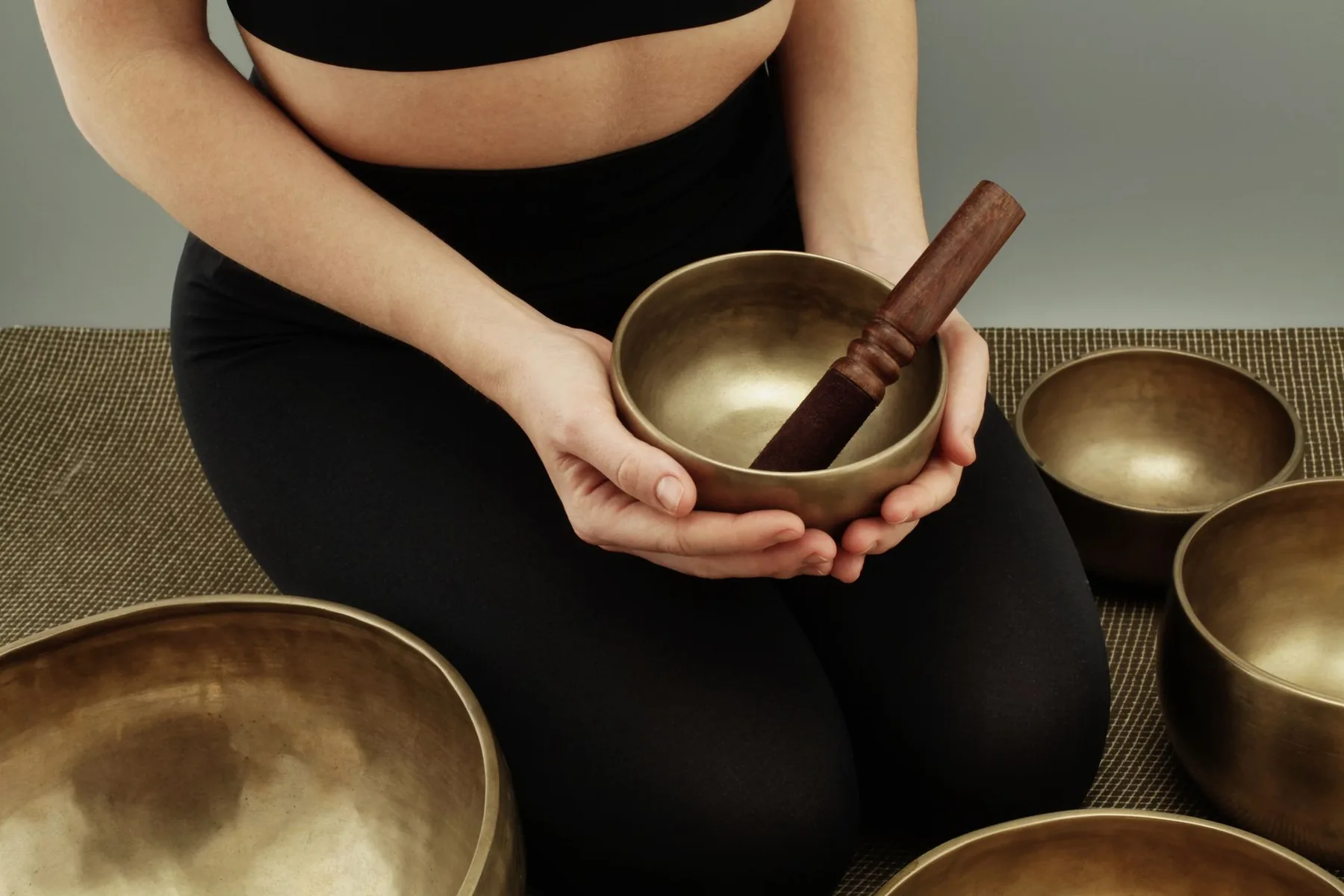 Tibetan bowl for sound meditation